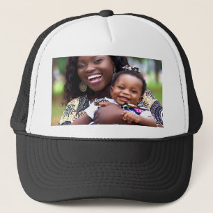 Add Baby Photo Customize Personalize Trucker Hat