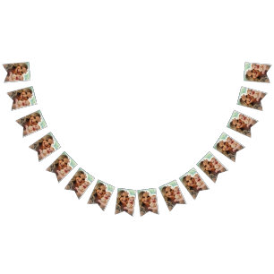 Add Baby Photo Personalize Customize Bunting