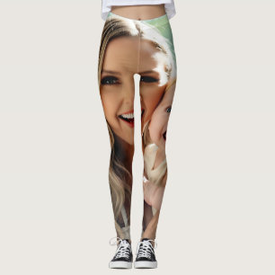 Add Baby Photo Personalize Customize Leggings