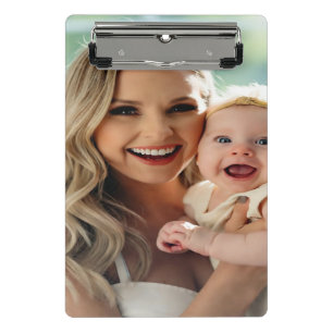 Add Baby Photo Personalize Customize Mini Clipboard
