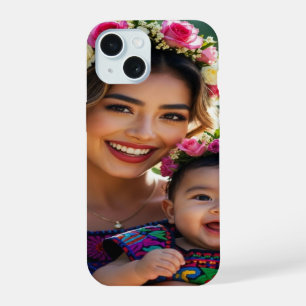 Add Beautiful Baby Photo Personalise iPhone 15 Case
