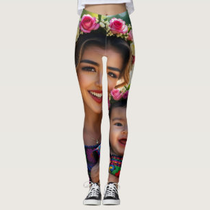 Add Beautiful Baby Photo Personalize Leggings