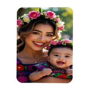 Add Beautiful Baby Photo Personalize Magnet