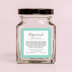 Add Brand Custom Border Colour Ingredients Label