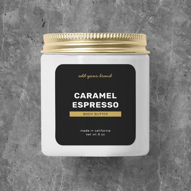 Add Brand Fully Custom Colours Modern Product Labe Square Sticker (Creator Uploaded)