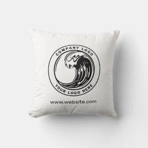 Add Brand Logo and Website Address Resort Cushion
