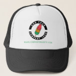 Add Brand Logo Business Website Employee Trucker Hat<br><div class="desc">Add your brand logo and custom text to this trucker hat that's perfect for creating brand awareness or as an advertising medium. Available in other colours and sizes. No minimum order quantity and no setup fee.</div>