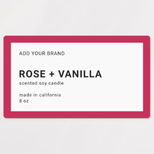 Add Brand Modern Minimalist Editable Colour Produc