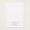 Add Brand Script Minimalist Earring Display Card