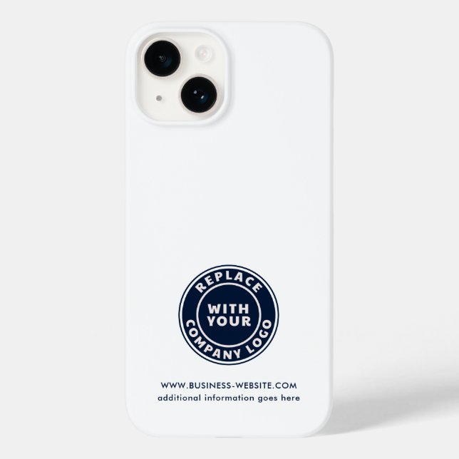 Add Business and Brand Logo Company Employees Case-Mate iPhone Case (Back)