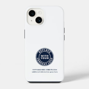 Add Business and Brand Logo Company Employees iPhone 14 Case