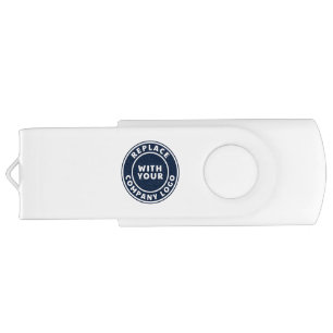 Add Business and Brand Logo Company Showroom USB Flash Drive
