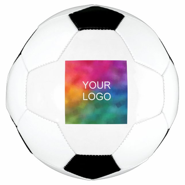 Add Business Company Logo Image Create Your Own Football (Front)