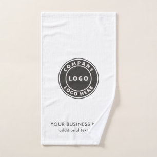 Add Business Logo and Company Website Promotional Hand Towel