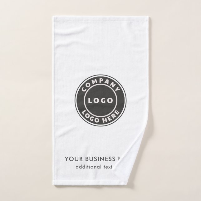 Add Business Logo and Company Website Promotional Hand Towel (Hand Towel)