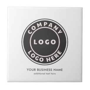 Add Business Logo and Website Company Promotional Tile