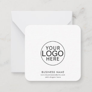 Add Business Logo and Website Custom Card