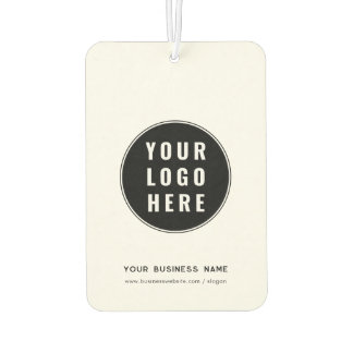 Add Business Logo and Website Custom Company Car Air Freshener