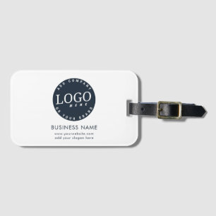 Add Business Logo and Website Simple Employees Luggage Tag