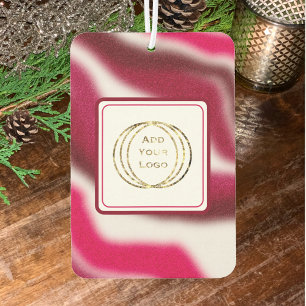 Add Business Logo Cool Christmas Promotional Gift Car Air Freshener