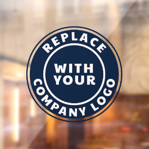 Add Business Logo Corporate Showroom Window Cling