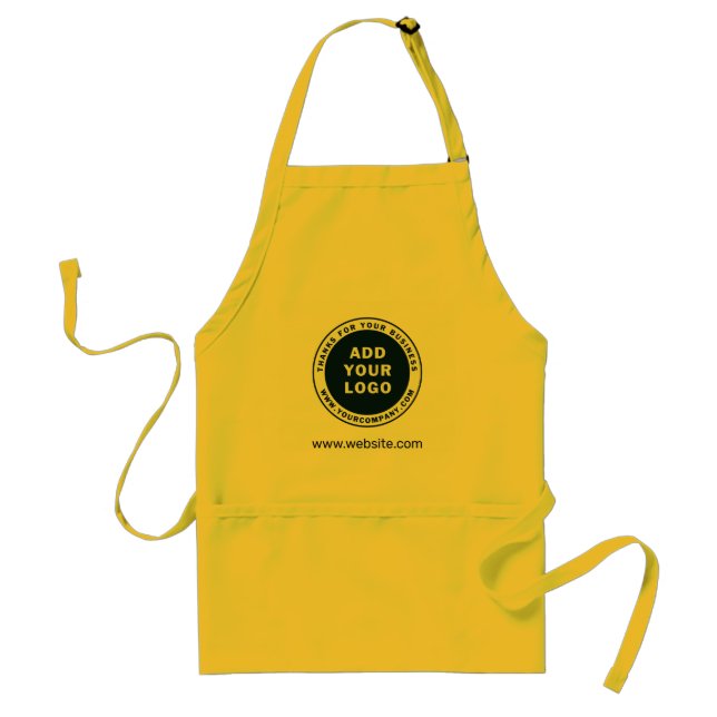 Add Business Logo Custom Company Employee Standard Apron (Front)