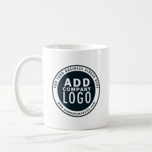 Add Business Logo Custom Website Address Coffee Mug