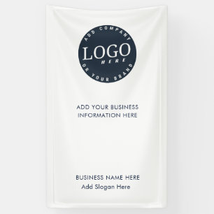 Add Business Logo Minimalist Corporate Events Banner