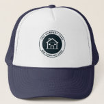 Add Business Logo Modern Company Brand Trucker Hat<br><div class="desc">Add your company logo to this trucker hat by clicking on the "Personalise" button above. A great way to build your brand awareness to both current,  past,  and potential clients</div>