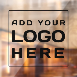 Add Business Logo Modern Custom Window Cling