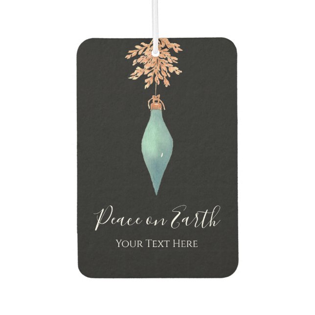 Add Business Logo Promotional Holiday Gift   Car Air Freshener (Front)