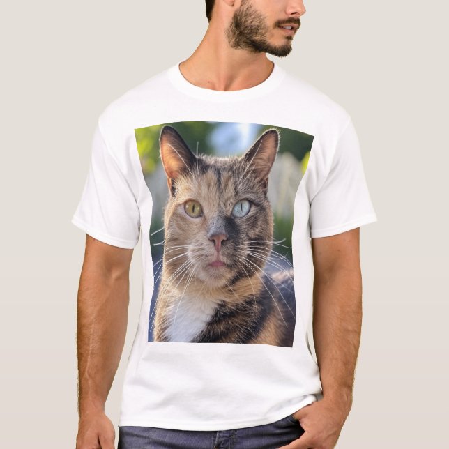 Add Cat Photo Customise T-Shirt (Front)