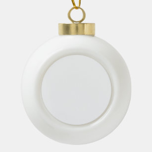 Add Charm to Your Christmas Tree Ceramic Ball Christmas Ornament
