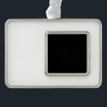 Add Charm to Your Christmas Tree Silver Plated Framed Ornament<br><div class="desc">Discover unique and personalised Christmas ornaments to decorate your tree this holiday season. Shop our collection of ceramic square ornaments for a festive touch!</div>