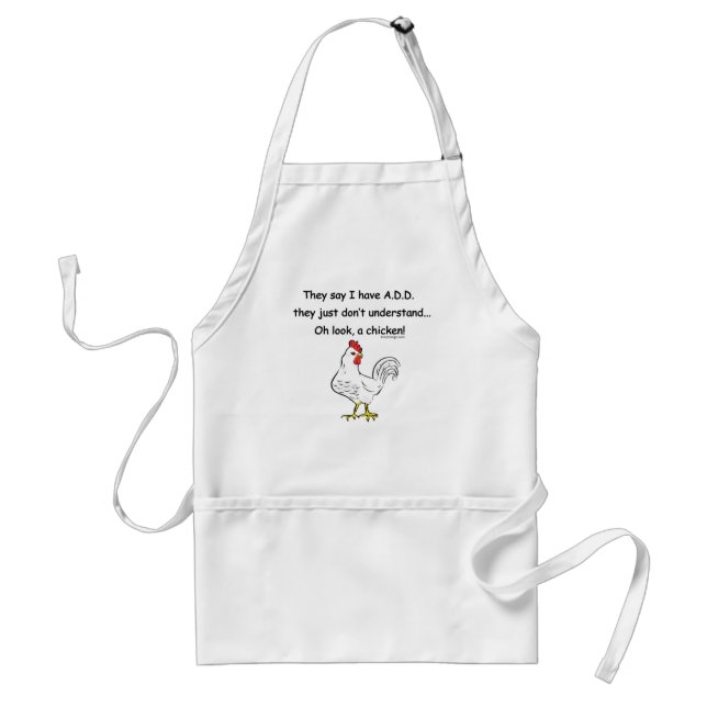 ADD Chicken Humour Standard Apron (Front)
