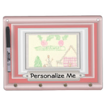 Add Child's Drawing with Custom Colour Frame