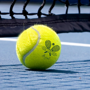 Add Club Name Tennis Team Any Colour Personalised Tennis Balls