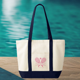Add Club Name Tennis Team Green Swag Custom Tote Bag