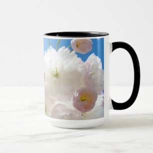 Add Coffee for a Smile mugs Spring Blossoms Happy