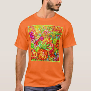 Add Colour to Your Style with Floral Artwork T-Shirt