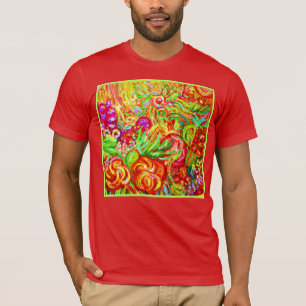 Add Colour to Your Style with Floral Artwork T-Shirt