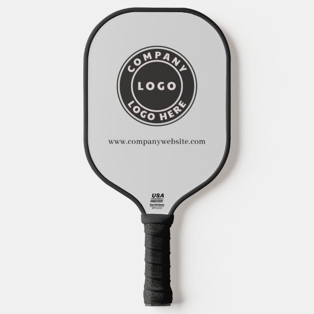 Add Company Logo and Business Website Address Pickleball Paddle (Front)