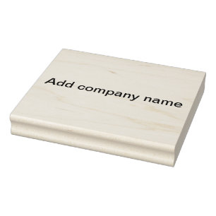 Add company name here title business  rubber stamp