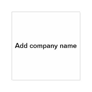 Add company name here title business self-inking stamp