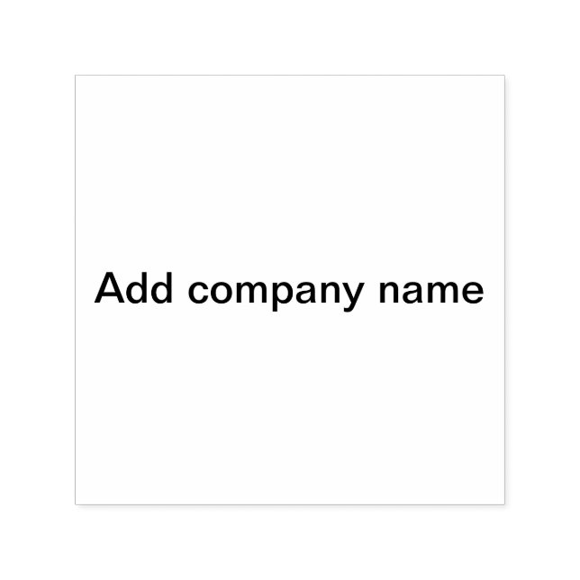 Add company name here title business  self-inking stamp (Design)