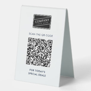 Add Company QR Code and Business Logo