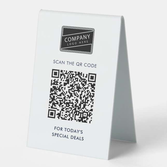 Add Company QR Code and Business Logo (Front)