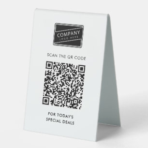 Add Company QR Code and Business Logo Information