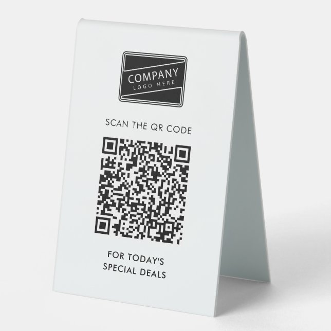 Add Company QR Code and Business Logo Information (Front)
