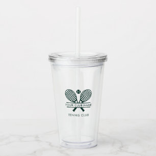 Add Country Club Name Tennis Team Any Colour Acrylic Tumbler